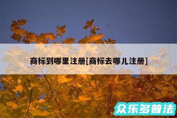 商标到哪里注册及商标去哪儿注册