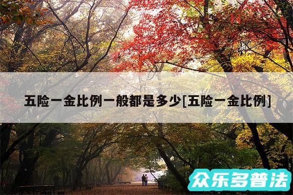 五险一金比例一般都是多少及五险一金比例