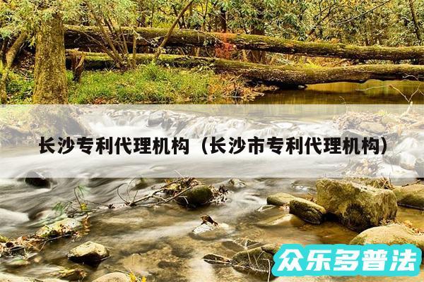 长沙专利代理机构以及长沙市专利代理机构