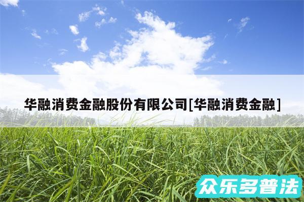 华融消费金融股份有限公司及华融消费金融