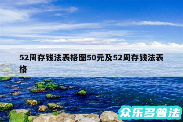 52周存钱法表格图50元及52周存钱法表格