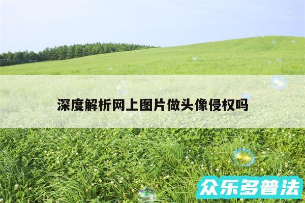 深度解析网上图片做头像侵权吗